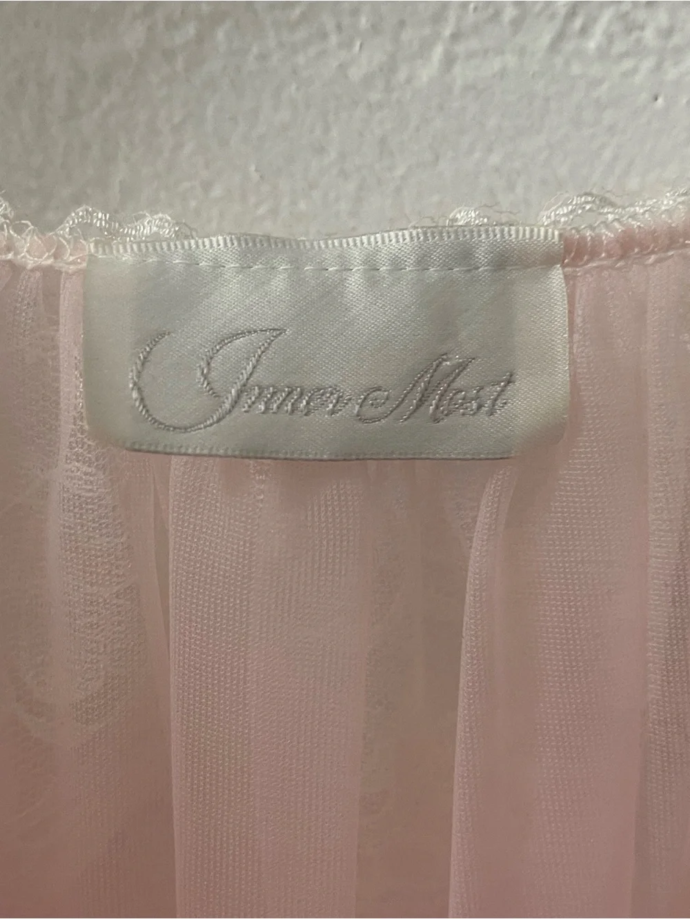 Vintage Lace Peignoir & Nightgown lace Inner Most Sears, maybe 1960s or 1970s. - Picture 5 of 12